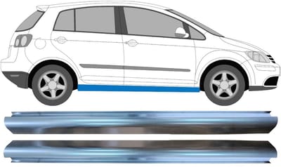 Reparatie dorpel voor Volkswagen Golf Plus 2005-2013 / Links = Rechts / Set