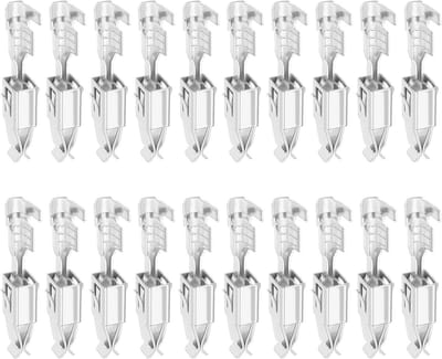 20 Stuks Vervangende Crimp Terminals voor Bedrading - Compatibel met VW en Audi Socket Contacts