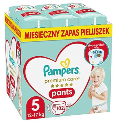 Luierbroekjes maat 5 (12-17 kg), 102 stuks - Gemakkelijk aan te trekken en veilig