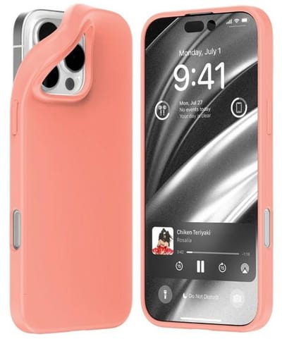 Mercury Soft Series - Hoesje voor mobiele telefoon - Roze - iPhone 16 Pro Max - Modern Elegant Design