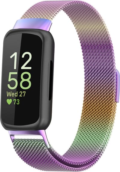 Milanees bandje - geschikt voor Fitbit Inspire 3 - multicolor
