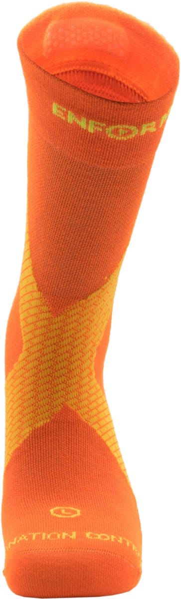 Enforma Sportsokken met Pronatie Controle - Hardloopsokken - Compressiekousen - Oranje - S Maat 36-38