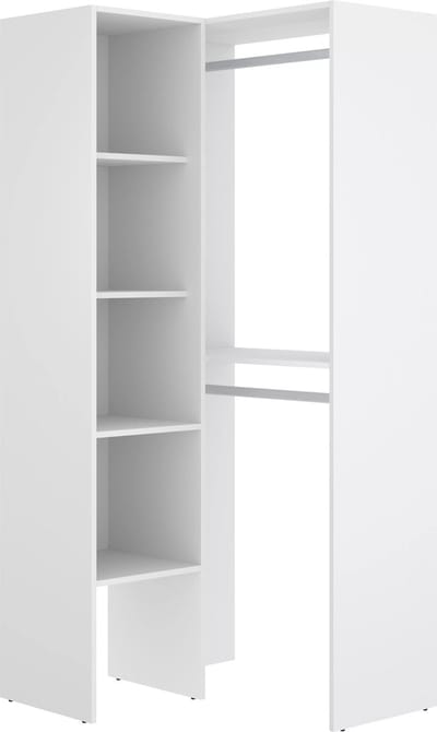 Vente-unique Hoekkast - L79 cm - Wit - FERDINAND