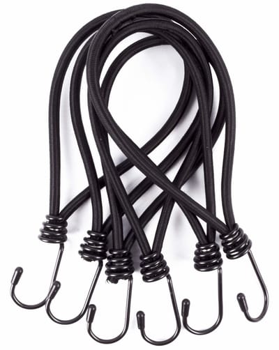 Benson Spanelastieken - met haak - 12x stuks - spanners voor spandoeken - afdekzeilen/netten