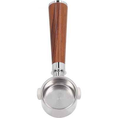 51mm Portafilter 2 Oren Bodemloos Koffiehandvat Roestvrij Staal voor Delonghi ECO310 Afrikaans Type A Red Acid Branch