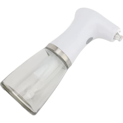 Vaporisateur d'Huile Électrique avec Lumière LED Verre Pulvérisation Continue Réglable Bouteille Distributrice d'Huile Électrique pour la Cuisine