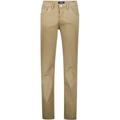 Gardeur Broek Bradley Move Lite Stretch Performance Cotton Tencel Blend Camel / male