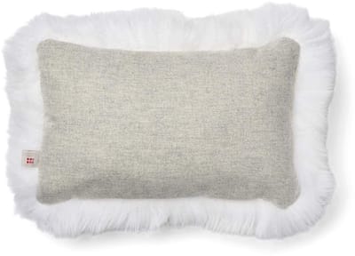 Sheepskin House - Langharig Schapenvacht Kussen - 34x52 cm