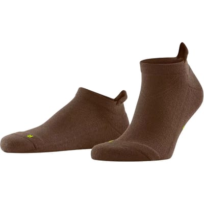 FALKE Cool Kick kort eenkleurig functioneel materiaal sneakersokken enkelsokken unisex bruin - maat 42-43