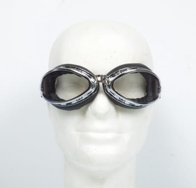 helm bril jet bowl vintage voor custom motor brommer rijder motorrijder fietser nieuw