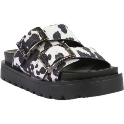 Buffalo Raya Ari Dames Zwarte Sandalen