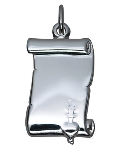 Hanger - Zilver - Perkament - B131