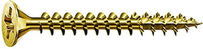 Spax Universele Schroef Yellox Verzonken Kop Pozi - 5x80mm - 10 Stuks