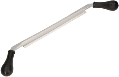 KOTARBAU® Trekmes, Schorsmes , Gesmeed Staal, 530 mm, Trekmes voor Hout, Zwart, Ergonomische Kunststoffhandgrepen, Ontschorsingsgereedschap, Duurzaam