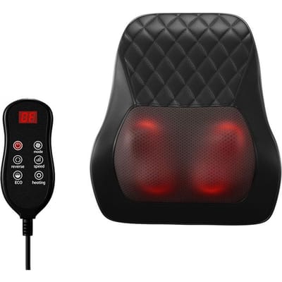 Nekkussen Massager 3 Snelheidsaanpassing Vibratie Verwarming Massagemachine Kan Worden Gebruikt Om Schouder-, Nek- En Rugspieren Te Ontspannen UK zwart