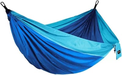Draagbare Hangmat Stoel - Reis Hangmat - Outdoor Ontspanning - Anti-omval Ontwerp - 270 x 140 cm - Blauw