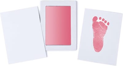 Jumada's - Baby voet en handafdruk - inktpad - roze