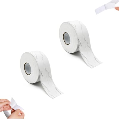 2 stuks - Afdichtingstape - Zelfklevende afdichtingsstrips voor de badkamer - Waterdichte afdichtingstape - Decoratieve afdichtingstape - Oliebestendige afdichtingsstrips - Geschikt voor badkuipen, toiletten, douches en gootstenen in de keuken