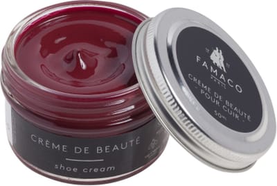 Famaco Creme de Beaute schoensmeer- 50ml - donker rood (rose noire) (343)