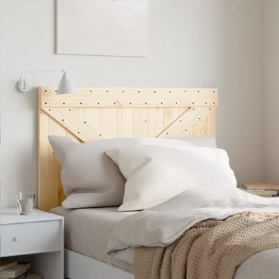 vidaXL - Hoofdbord - 100x104 - cm - massief - grenenhout