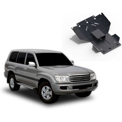 J&;J AUTOMOTIVE | Protection Sous Moteur Acier Pour Toyota Land Cruiser 100 2002-2007 noir