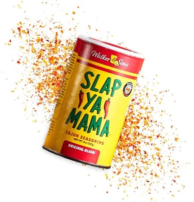 Slap Ya Mama Cajun Gewürzmischung Original 227g – Authentische Cajun Würze für Fleisch, Fisch & Gemüse | Glutenfrei, Ohne Zusatzstoffe | Vielseitig & Natürlich mit Kajal Sticker
