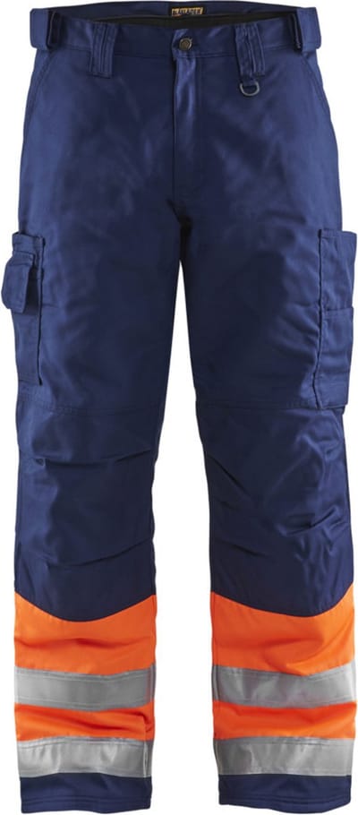 Blaklader Winterwerkbroek High Vis 1862-1811 - High Vis Oranje/Marineblauw - C146