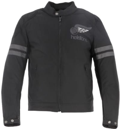 Helstons Jake Speed Fabrics Jas Zwart Grijs - Jas