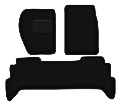 Zwarte veloursmatten voor: Land Rover Discovery I off-road (1989-1998)