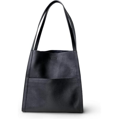 Nieuwe Commuter Tote Bag voor Werk en Werk Echt Leer Eenvoudig en Veelzijdig Leer Grote Capaciteit Schoudertas gray
