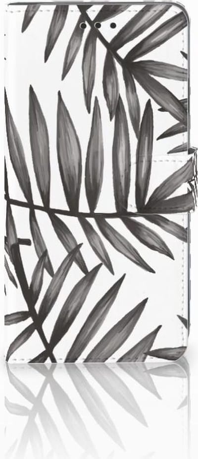 Apple iPhone Xs Max Hoesje Leaves Grey
