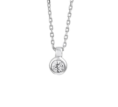YO&NO - Ketting - Zilver - Anker - Zirkonia -  1,1mm - 40 + 4 cm - Sieraden vrouw - Gerhodineerd - Zilver 925