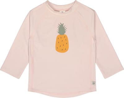 Lässig Zwemshirt Rashguard Lange Mouw Splash & Fun Ananas - Poederroze - maat 98cm