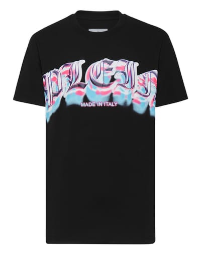 T-Shirt Ronde Hals Gothic Plein