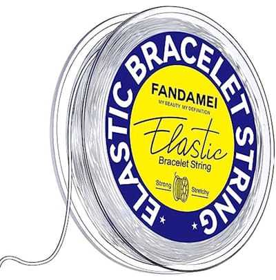 Elastiek voor armbanden 1 mm - Transparant armbandkoord voor sieraden maken - 20 m