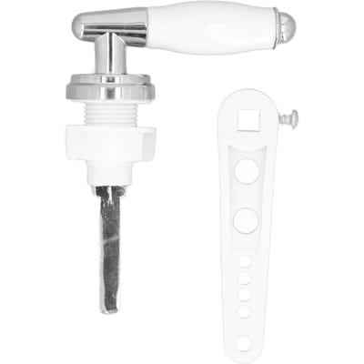 Poignée de levier de chasse d'eau de réservoir de toilette montée latéralement, remplacement de la poignée de chasse d'eau de réservoir de toilette de salle de bain