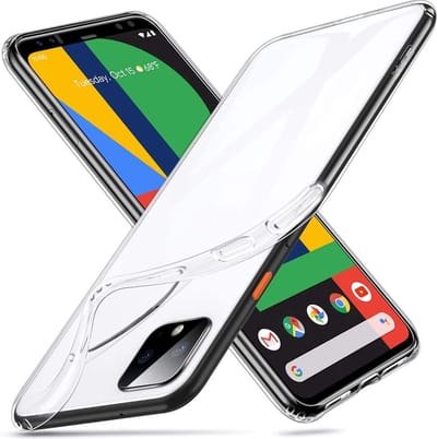 Hoesje geschikt voor Google Pixel 4 XL siliconen hoesje - Pixel 4 XL Transparant backcover TPU hoesje