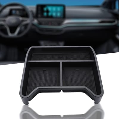 Dailygoods- Opbergdoos met meerdere vakken - Auto Organizer - Middenconsole - Antislip - Flexibel ontwerp - Milieuvriendelijk ABS materiaal