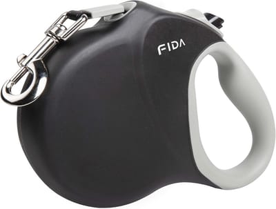 Intrekbare hondenriem 8m - Zware belasting, 360° klitvrij, zachte grip, remsysteem