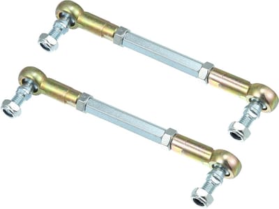 Stuurstangen Set - Trekstang Kogelgewricht - ATV Onderhoud - Roestvrij Staal - 2 stuks 120mm - Zilver Brons