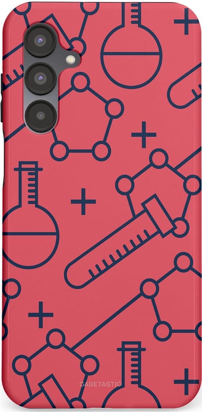 Casetastic hoesje geschikt voor Samsung Galaxy A16 - Dubbellaagse bescherming - Rode Laboratorium - Fashion Case - Koraal