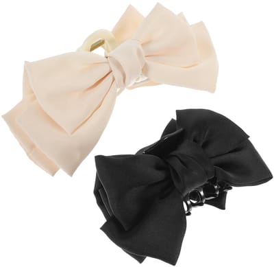 Cosensi - Dailygoods - Set van 2 Grote Strik Haarspelden voor Vrouwen en Meisjes