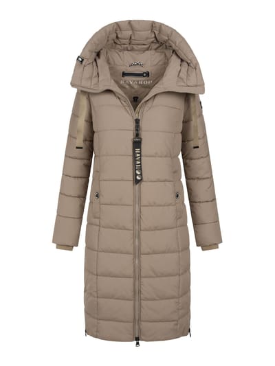 Navahoo Mondmädchen dames wintermantel met capuchon en fleecevoering