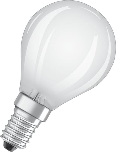OSRAM 4058075436480 LED-lamp Energielabel E (A - G) E14 Peer 4 W = 40 W Warmwit (Ø x l) 45 mm x 78 mm 1 stuk(s)