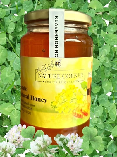 Klaverhoning | Clover Honey | Miel de Trèfle | عسل النفل – 100% Puur & Natuurlijk | Rauw & Onverhit | 450g