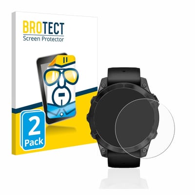 BROTECT - Screenprotector voor Garmin Epix Pro (Gen 2) (47 mm) - Folie Beschermfolie transparant 2 Stuks
