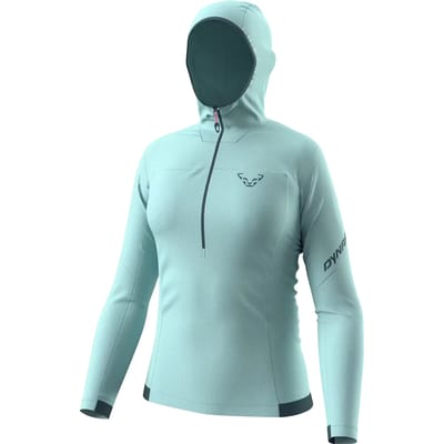 Dames sweatshirt met 1/2 rits en capuchon Dynafit Traverse Sun