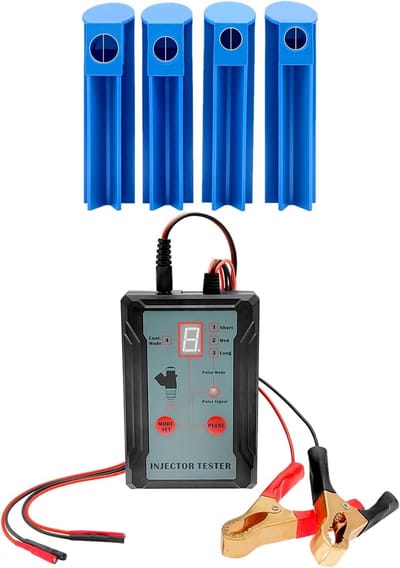 Brandstofinjector Reiniger - Injector Tester Kit - Auto Onderhoud - 2 Injectoren Tegelijk - 17.3 x 14 x 6.6 cm
