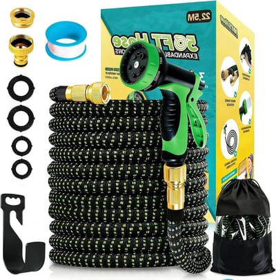 Flexibele Tuinslang - Waterslang Latex - Tuin Bewateren - 3-Laags Constructie - Tot 30 Meter - Groen