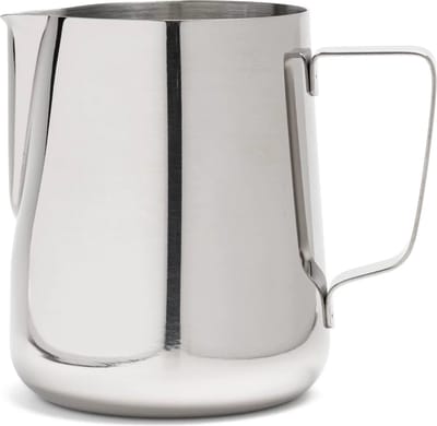 Melkkannetje Opschuim - 550ml - Essentials – Zilver – RVS – Melkopschuimkan – Melkkan – Espressomachine - Barista Essentials